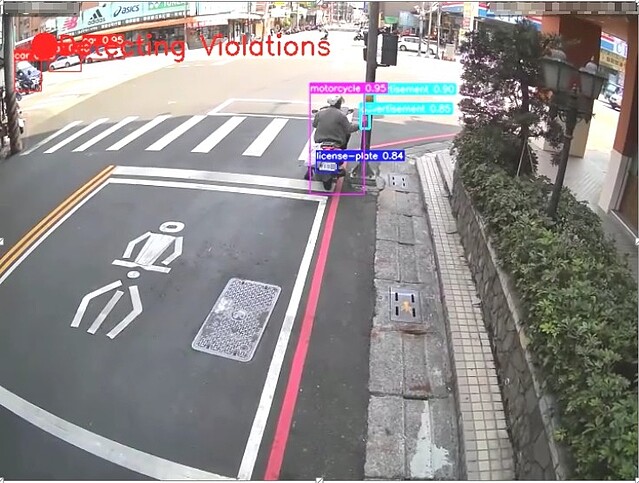 台中環保局與國立中興大學合作研發AI科技辨識違規張貼小廣告。圖/台中市政府